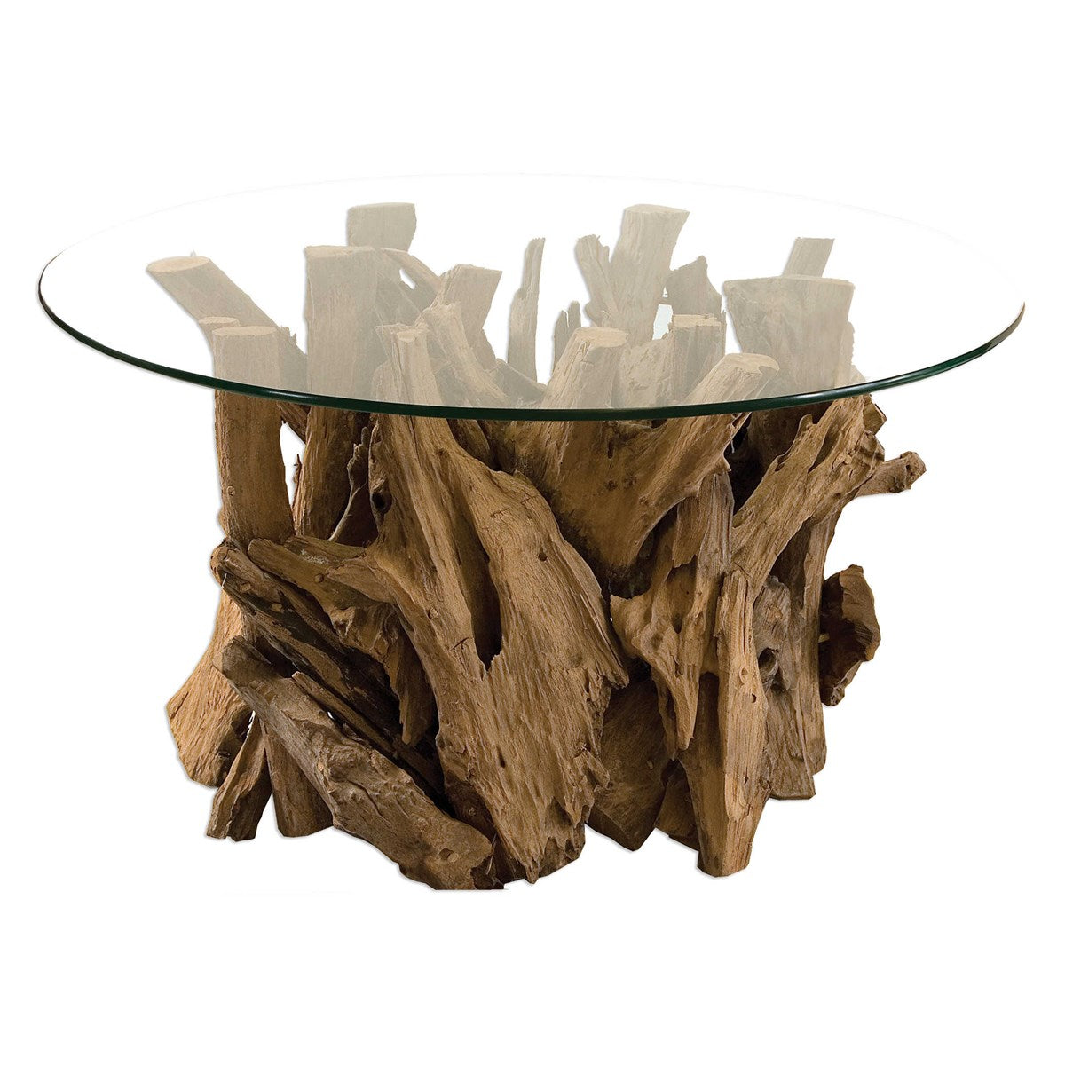 Table basse en bois flotté