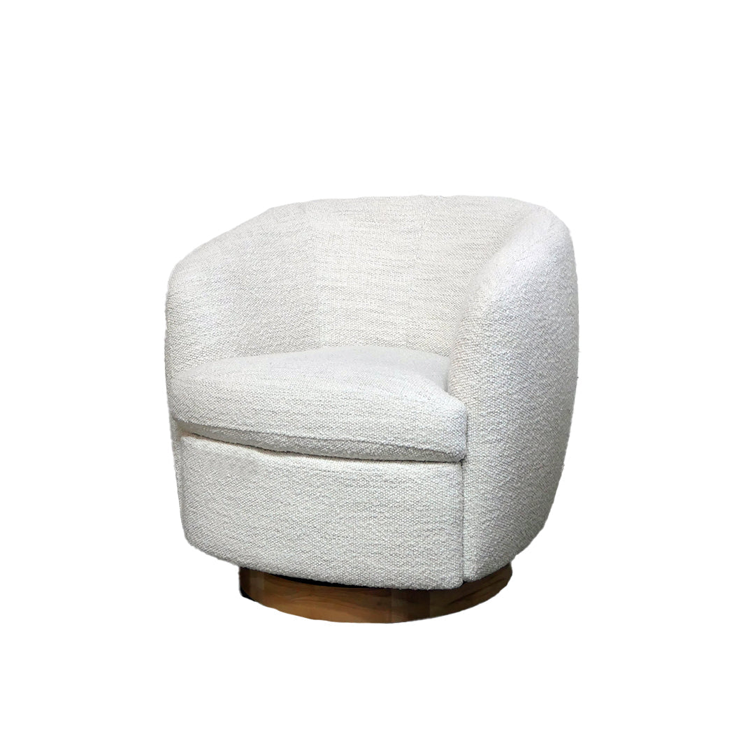 Chaise pivotante Niko - Perle