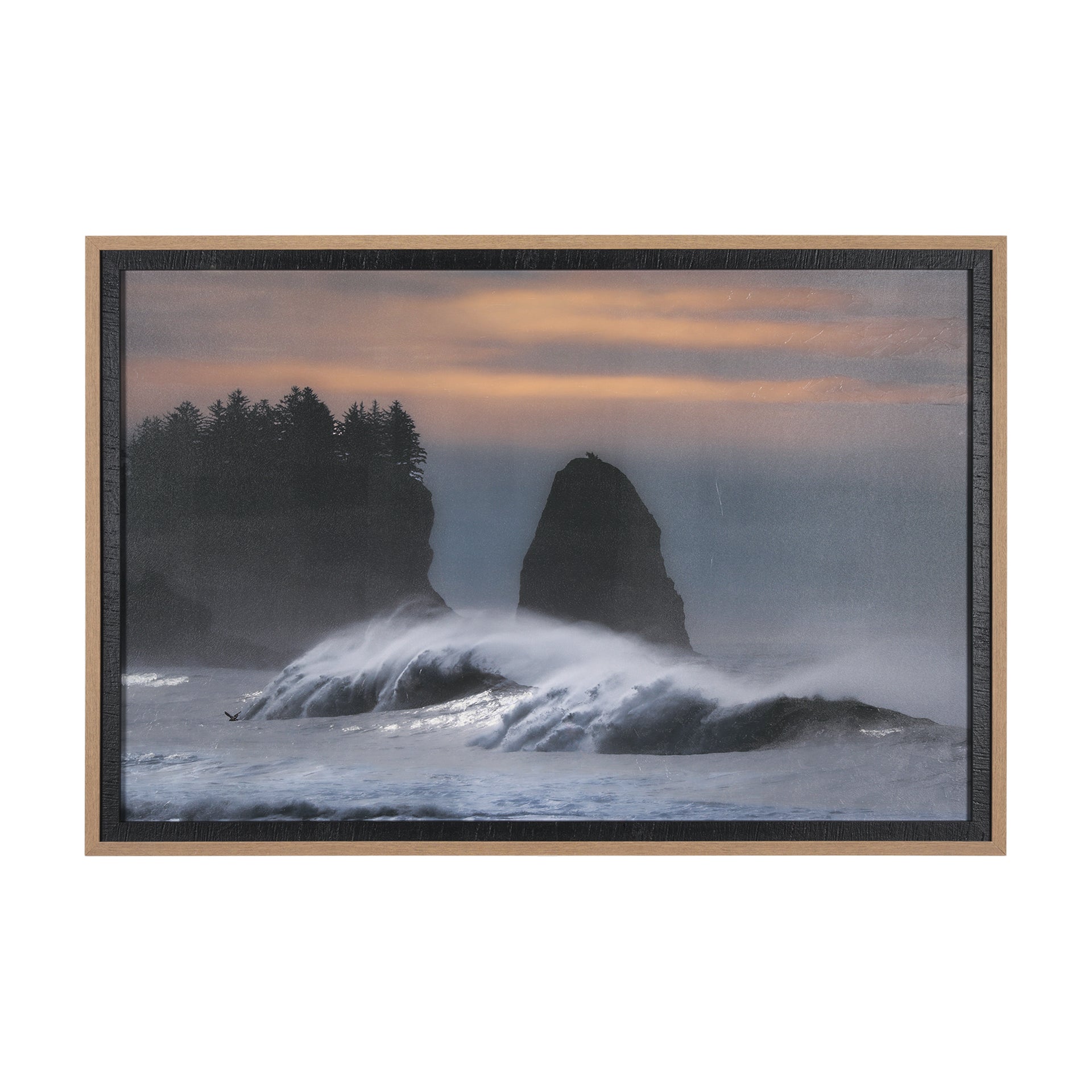 Art encadré - Vague au crépuscule