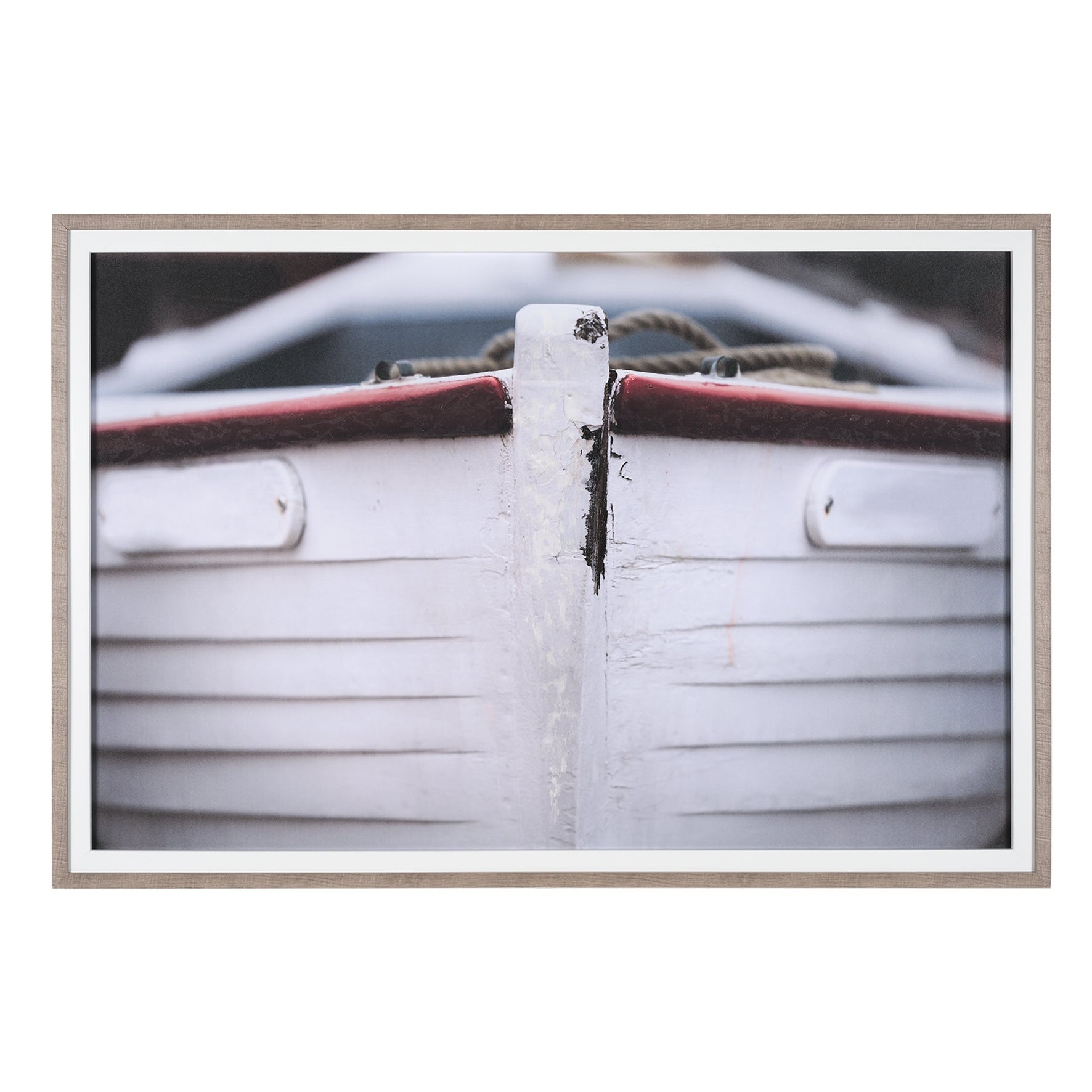 Art encadré - Bateau patiné 