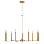 Lustre Portman à 9 lumières - Laiton vieilli