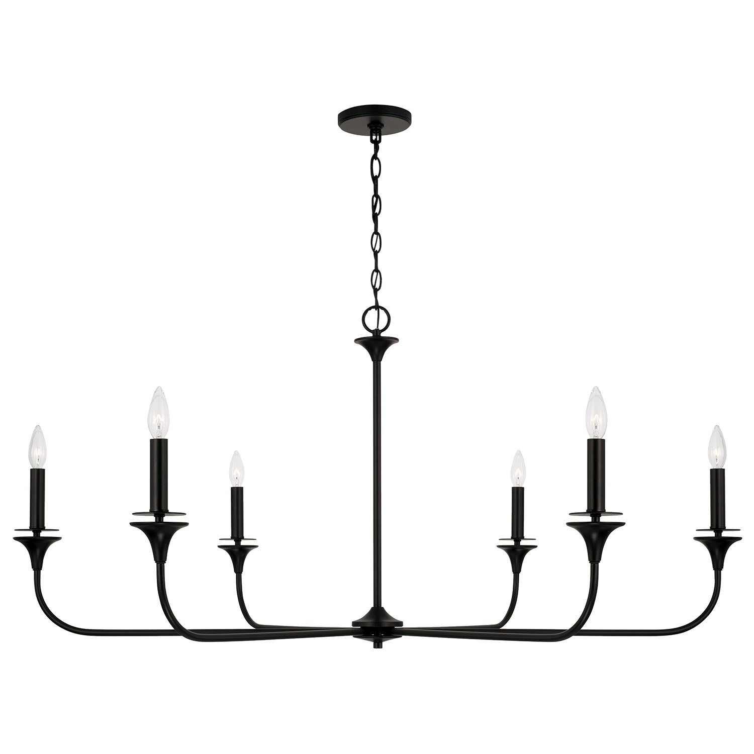 Lustre Portman à 9 lumières - Noir mat