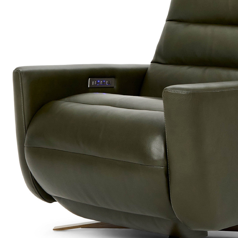 Fauteuil inclinable électrique en cuir Cirrus Solace