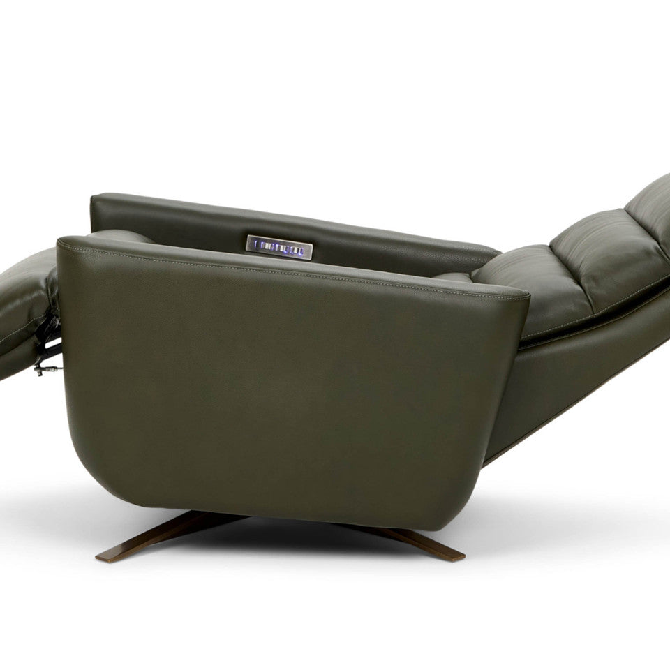 Fauteuil inclinable électrique en cuir Cirrus Solace
