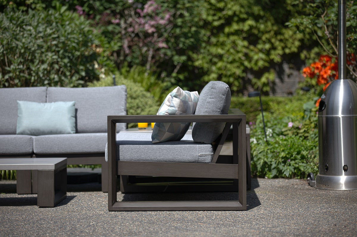 Fauteuil Club Element - Gris Cendré