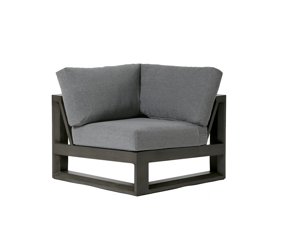 Fauteuil d'angle Element - Gris cendré