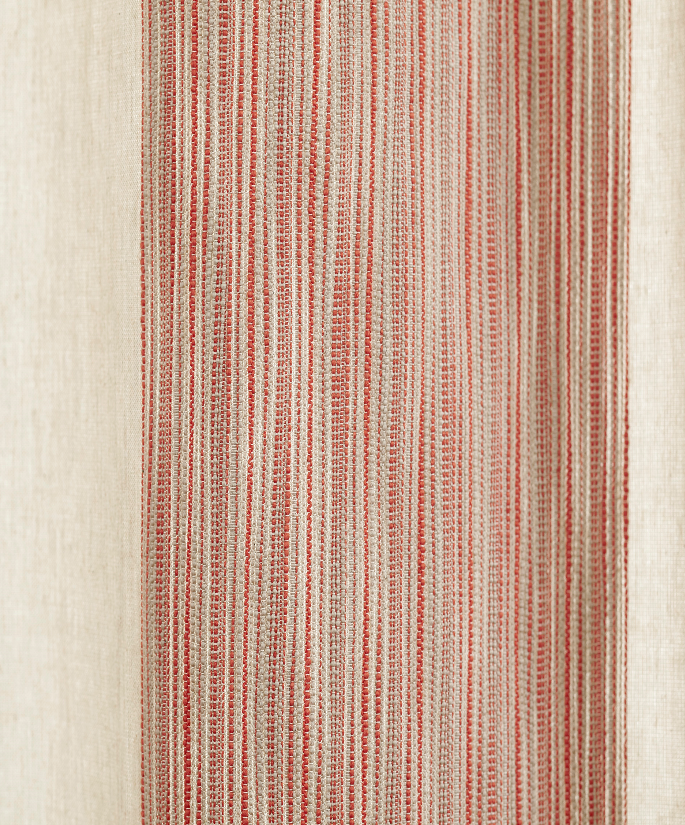 Housse de couette et taies d'oreiller Hampton - Corail