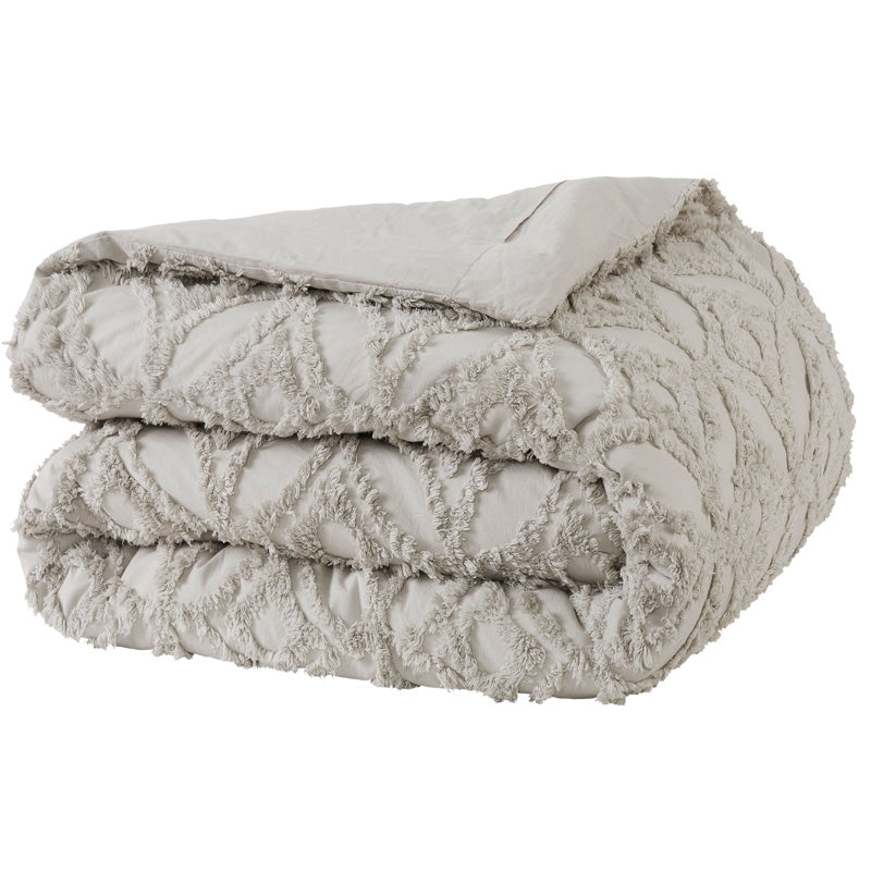 Housse de couette et taies d'oreiller Madison - Naturel