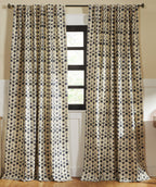 Panneau de draperie tie-dye indigo