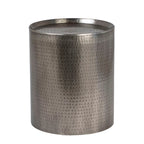 Table d'appoint Harper Drum - Nickel antique