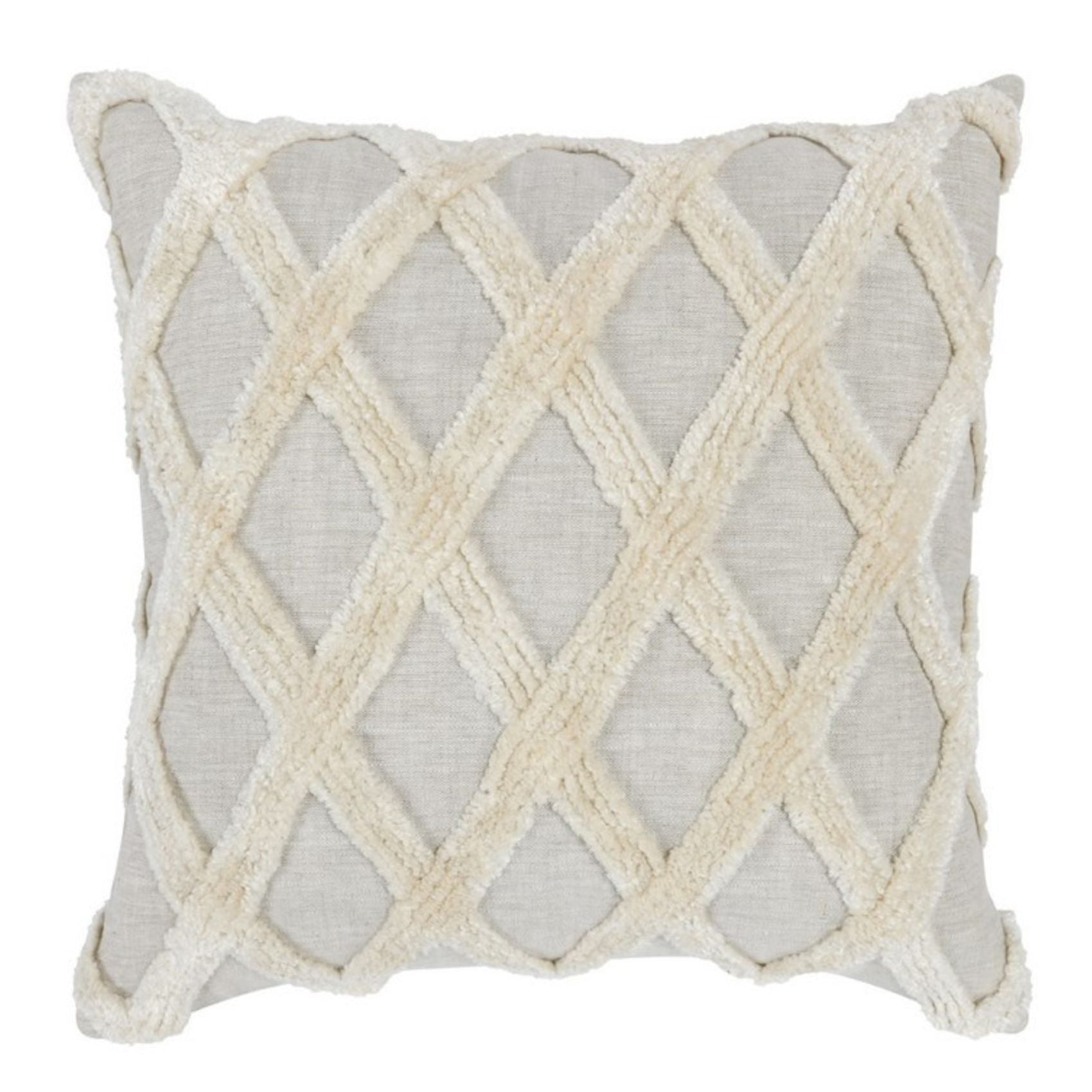 Coussin Elliott Ivoire 22x22