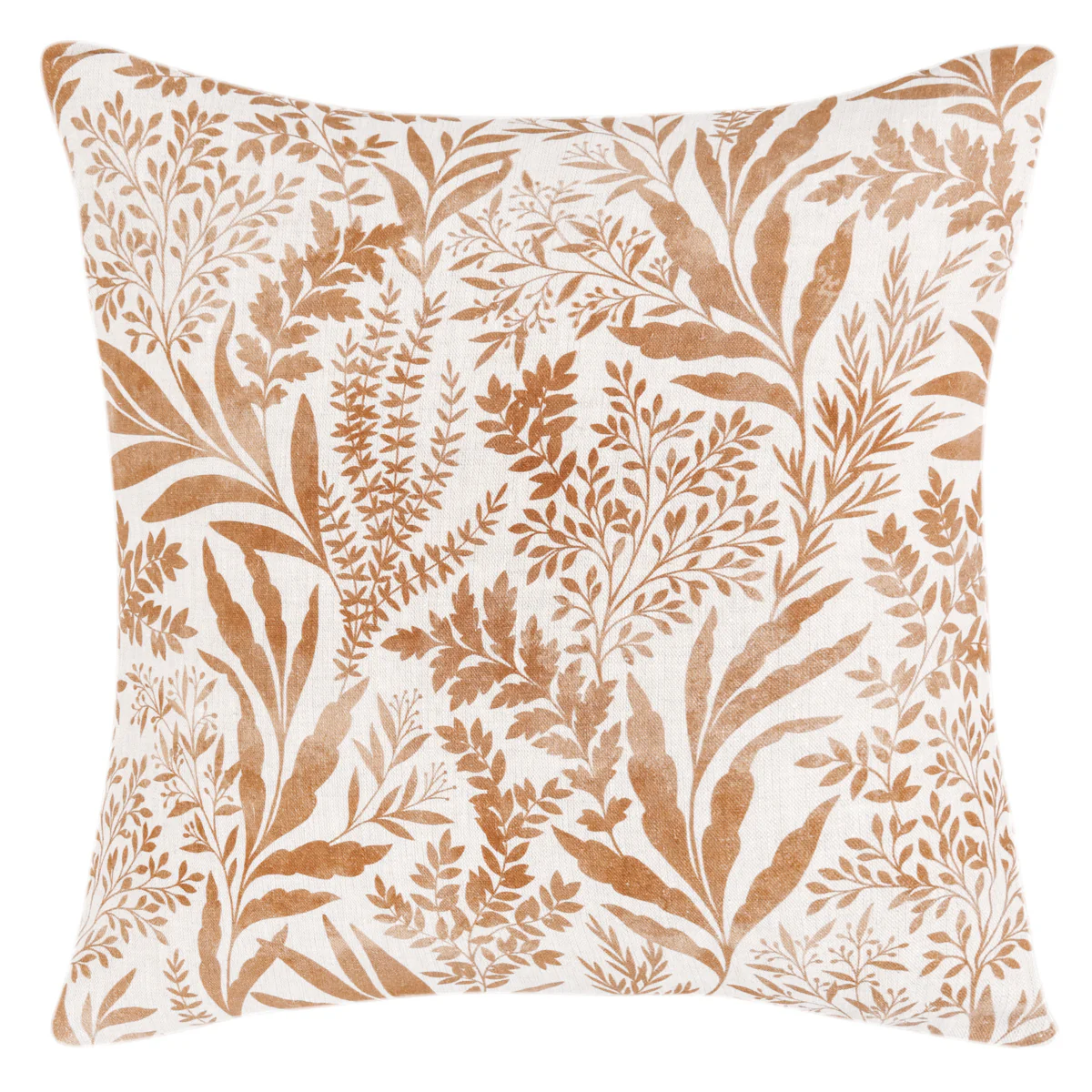 Coussin châtaigne mûre 22x22