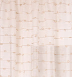 Panneau de draperie en lin et jute - Naturel